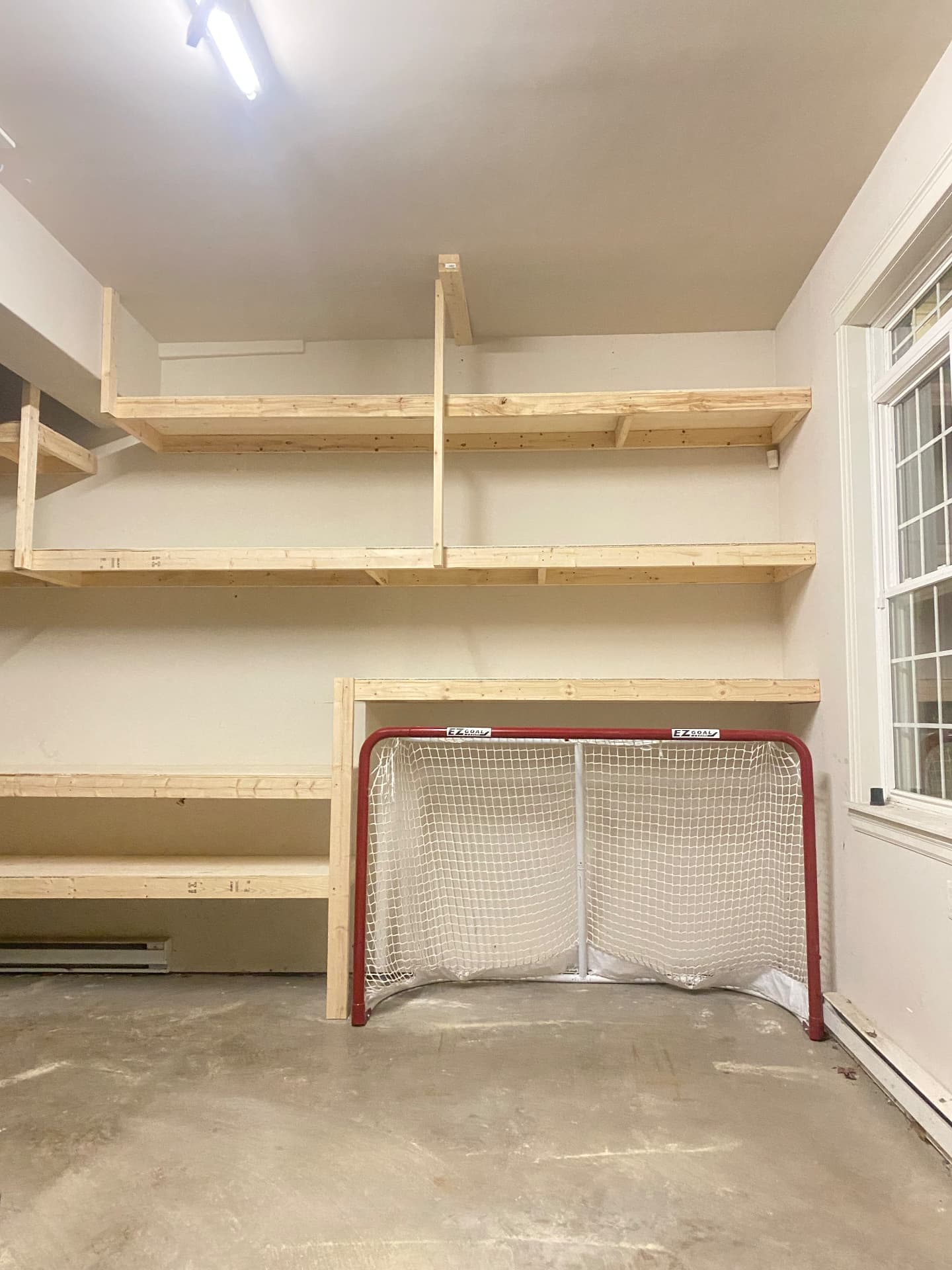 Custom garage shelving project 7