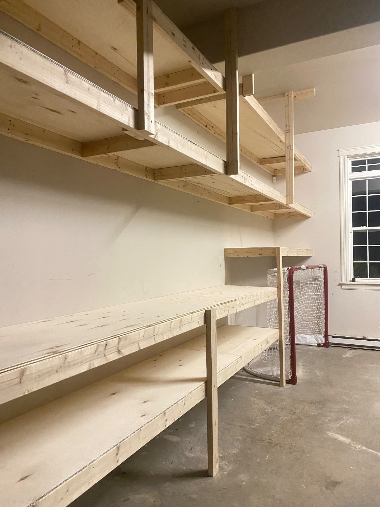 Custom garage shelving project 3